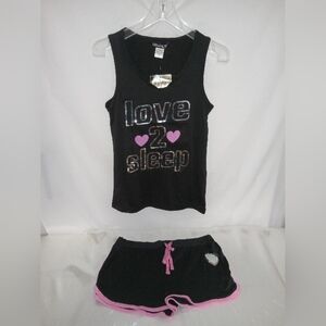 LOVE ♡ 2 ♡ SLEEP - 2 Piece Short - Pajama set